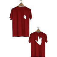 Hero Tasarım BLL2531 Bordo Erkek T-shirt