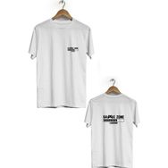 Hero Tasarım BLL2906 Beyaz Game Zone Ön Arka Baskılı Bisiklet Yaka Kısa Kollu Erkek T-shirt