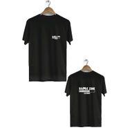 Hero Tasarım BLL2906 Siyah Game Zone Ön Arka Baskılı Bisiklet Yaka Kısa Kollu Erkek T-shirt