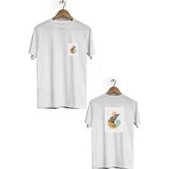 Hero Tasarım BLL634 Beyaz Erkek T-shirt