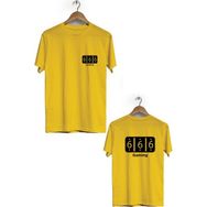 Herotasarım BLL1735 Sarı Gaming Ön Arka Baskılı T-shirt