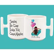 Hesaplısı Burada İsimli Senden Bi Tane Daha Yok Canım Kendim 02 Baskılı T Kulp Kupa