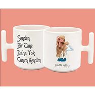 Hesaplısı Burada İsimli Senden Bi Tane Daha Yok Canım Kendim Baskılı T Kulp Kupa