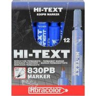 Hi-Text Yuvarlak Uçlu Mavi 830pbm 12'li Markör Kalem