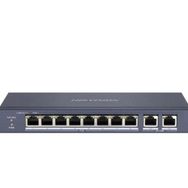 Hikvision DS-3E0310P-E/M 8 Port 60 W Full PoE 10/100 Metal Yönetilemez Switch