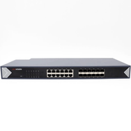 Hikvision DS-3E0524TF 24 Portlu 12 Port RJ45 12 Port Fiber Yönetilemez L2 Gigabit Switch