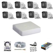 Hikvision Haikon 2 mp 1 tb HDD 8 Kameralı AHD TVI Kamera Seti HD Hazır Set