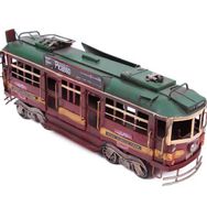 HİLALSHOP Dekoratif Metal Piccaso Treni Vintage Hediyelik Çok Renkli Biblo
