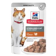 Hill's 85 gr Sterilised Hindili Pouch Kısırlaştırılmış Konserve Kedi Maması