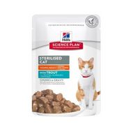 Hill's 85 gr Tender Chunks In Gravy Alabalıklı Kısırlaştırılmış Kedi Konservesi