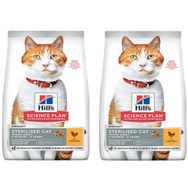 Hill's Tavuklu Kısırlaştırılmış 2x3 kg Kedi Maması