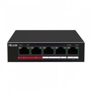 Hılook NS-0105P-35B 5 Port Megabit 4 Port PoE 35W +1 Port Megabit Uplink Long Range 250 mt Yönetilemez Masaüstü Switch