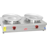 Himaksan Endüstriyel Lpg Tüplü Çiftli Set Üstü Tantuni Ocağı