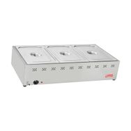 Himaksan Endüstriyel Tip Elektrikli Set Üstü 3 Gözlü Benmari