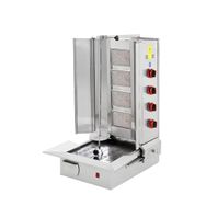 Himaksan HMK-AMDNG4-G Endüstriyel Lpg Tüplü 4 Radyanlı Alttan Motorlu Döner Ocağı