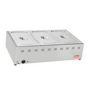Himaksan HMK-BSÜE3 Endüstriyel Tip Elektrikli Set Üstü 3 Gözlü Benmari