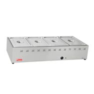 Himaksan HMK-BSÜE4 Endüstriyel Tip Elektrikli Set Üstü 4 Gözlü Benmari