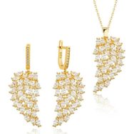 Himarry 925 Ayar Gold Melek Kanadı Kadın Gümüş Set