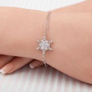 Himarry ​925 Ayar Gümüş Kar Çiçeği Kadın Bileklik