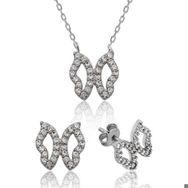 Himarry 925 Ayar Gümüş Kelebek Set