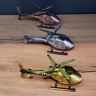 Himarry Dekoratif Metal Helikopter Dekoratif Hediyelik Çok Renkli Biblo