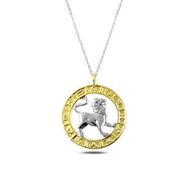 Himarry Gold Aslan Burcu 925 Ayar Kadın Gümüş Kolye