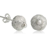 Himarry Kazaziye Örgü Kadın Gümüş Küpe