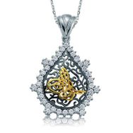 Himarry Taşlı Tuğra 925 Ayar Kadın Gümüş Kolye