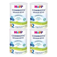 Hipp 2 Organik Combiotic 6+ Ay 4x350 gr Çoklu Paket Bebek Devam Sütü