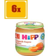 Hipp 4+ Ay 6x125 gr Organik Kayısı Püresi Kavanoz Maması