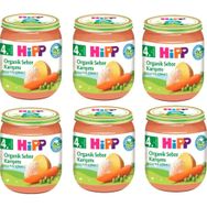Hipp 4+ Ay 6x125 gr Organik Sebze Karışımı Kavanoz Maması