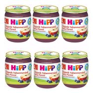 Hipp 4+ Ay 6x125 gr Yabanmersinli Elma Püresi Kavanoz Maması