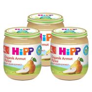 Hipp Organik Armut Püresi 125 gr 3'lü Kavanoz Maması