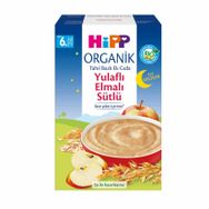 Hipp Organik İyi Geceler Yulaflı Elmalı Sütlü 2x250 gr Kaşık Mama
