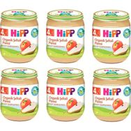 Hipp Organik Şeftali Püresi 6x125 gr Kavanoz Maması