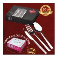 Hira Çubuk 60 Parça Çatal Bıçak Kaşık Seti