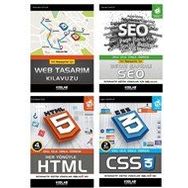 Hızlı ve Kolay Web Tasarım Seti 2 4 Kitap Takım Kodlab Yayın Dağıtım