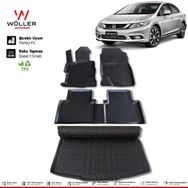 HLP Honda Civic FB7 Paspas Bagaj Havuzu 2012 2016 Arası 3d Havuzlu Wöller