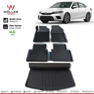 HLP Honda Civic FE1 Paspas Bagaj Havuzu Set 2022 Sonrası 3D Ultraflex Set