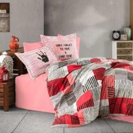 Hobby Bermuda Koral Tek Kişilik Poplin Nevresim Takımı