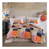 Hobby Bermuda Oranj Poplin Çift Kişilik Nevresim Takımı