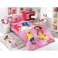 Hobby Caillou Pink Lisanslı Tek Kişilik Pike Takımı