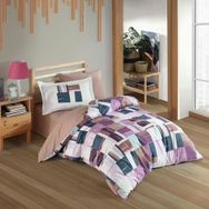 Hobby Dream Bordo Poplin Tek Kişilik Nevresim Takımı