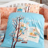 Hobby Dream Clock Mavi Bebek Nevresim Takımı