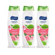 Hobby Gül Özlü UV Filtreli 3x600 ml Şampuan