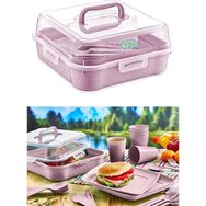 Hobby Life 32 Parça 6 Kişilik Çantalı Magic Piknik Seti