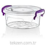 Hobby Life Plastik 0,6 Lt 6'lı Yuvarlak Multi Box Saklama Kabı