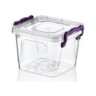 Hobby Life Plastik 550 ml Kare Multi Box 6'lı Saklama Kabı