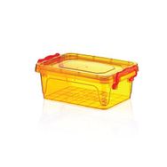 Hobby Life Plastik Dikdörtgen 600 ml Bonbon Renkli 6'lı Saklama Kabı