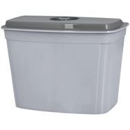Hobby Life Quick Gri Askılı ve Kapaklı 4 lt Çöp Kutusu